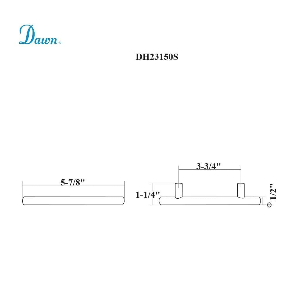 Dawn Dawn 23 series handles 5-7/8" x 1-1/4"(30 pcs/box) DH23150S