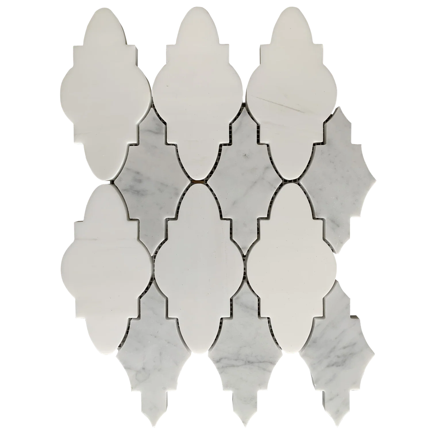 ELISA MOSAIC POLISHED DOLOMITE/CARRARA 