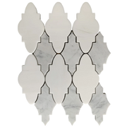 ELISA MOSAIC POLISHED DOLOMITE/CARRARA 