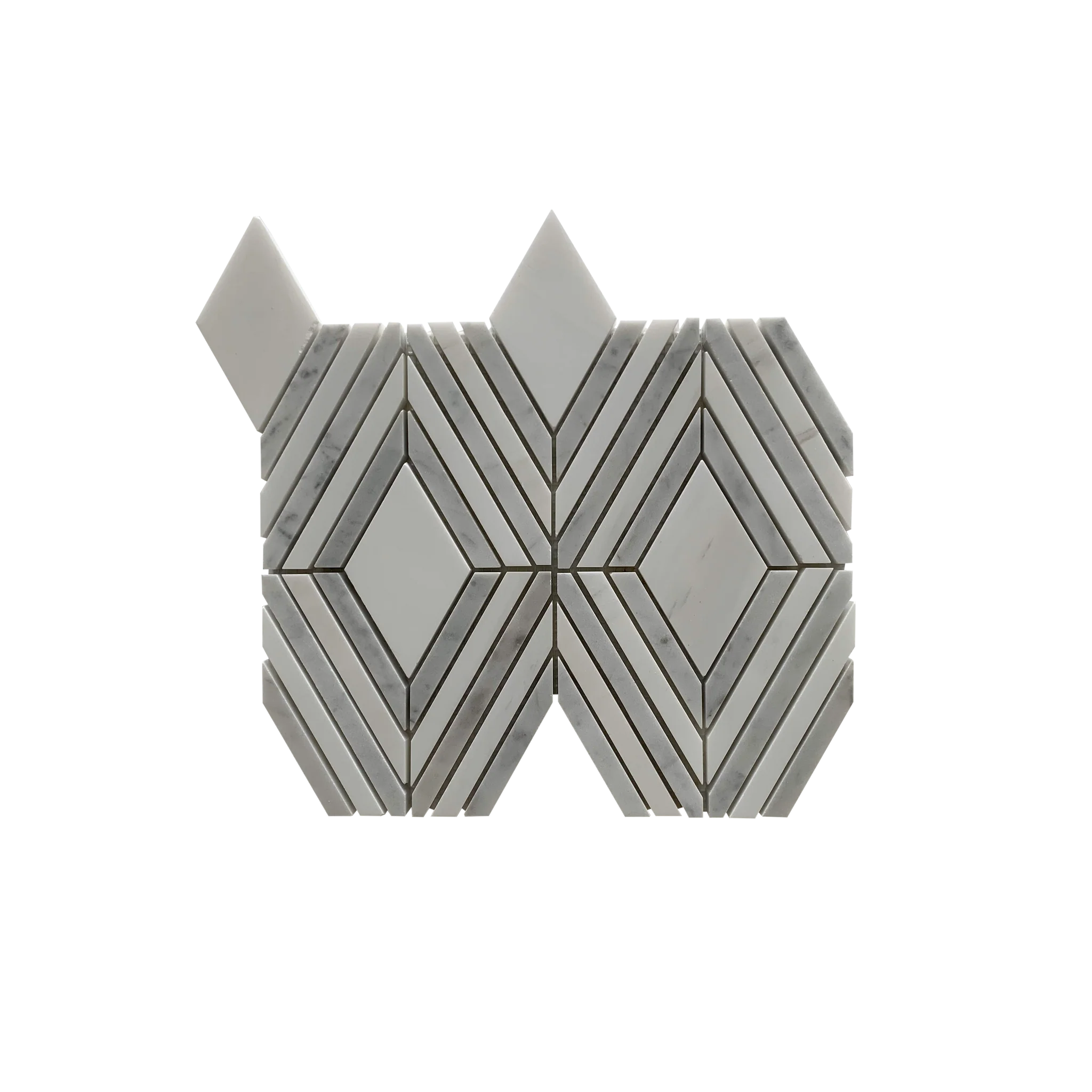 Terrano Waterjet Mosaic Dolomite and Carrara