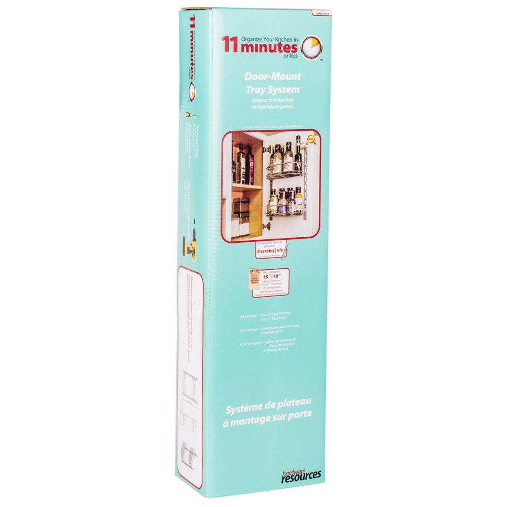 Hardware Resources Wire Door Mounted Tray System