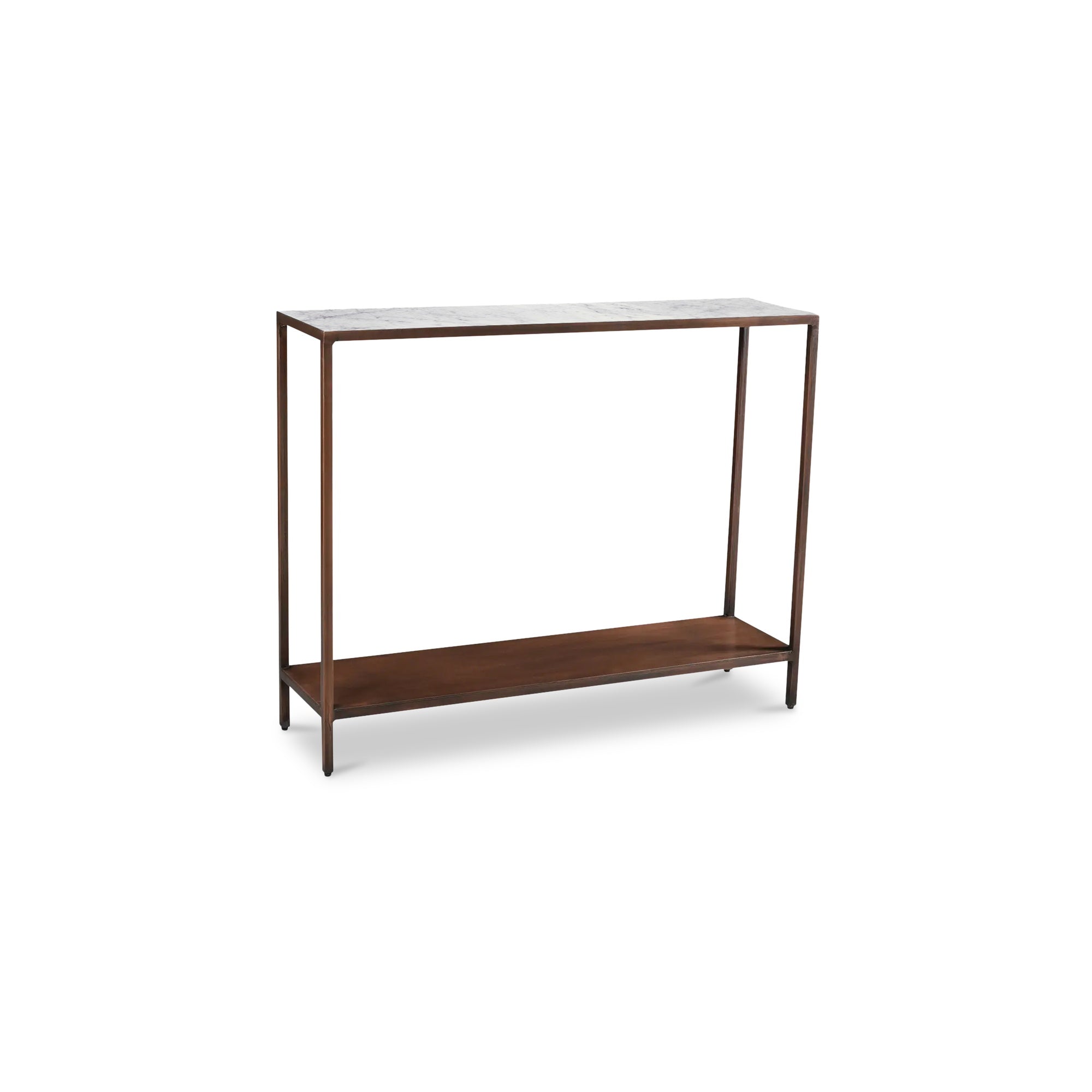 Moes Bottego Console Table Antique Copper DR-1320-50