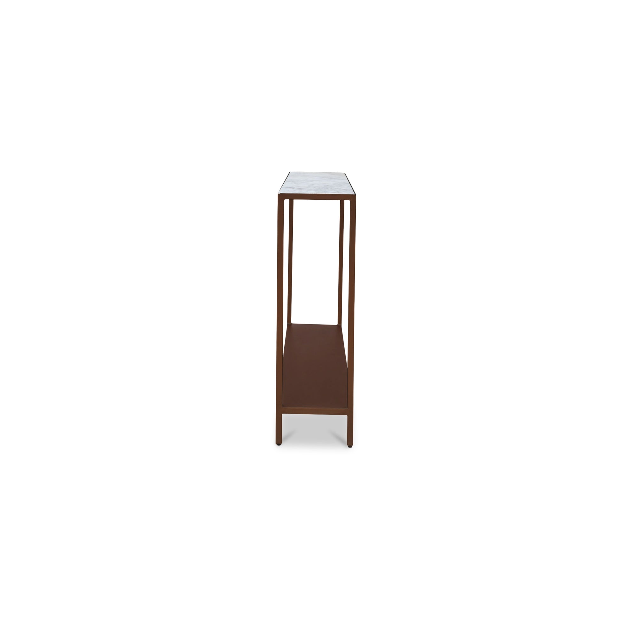 Moes Bottego Console Table Antique Copper DR-1320-50