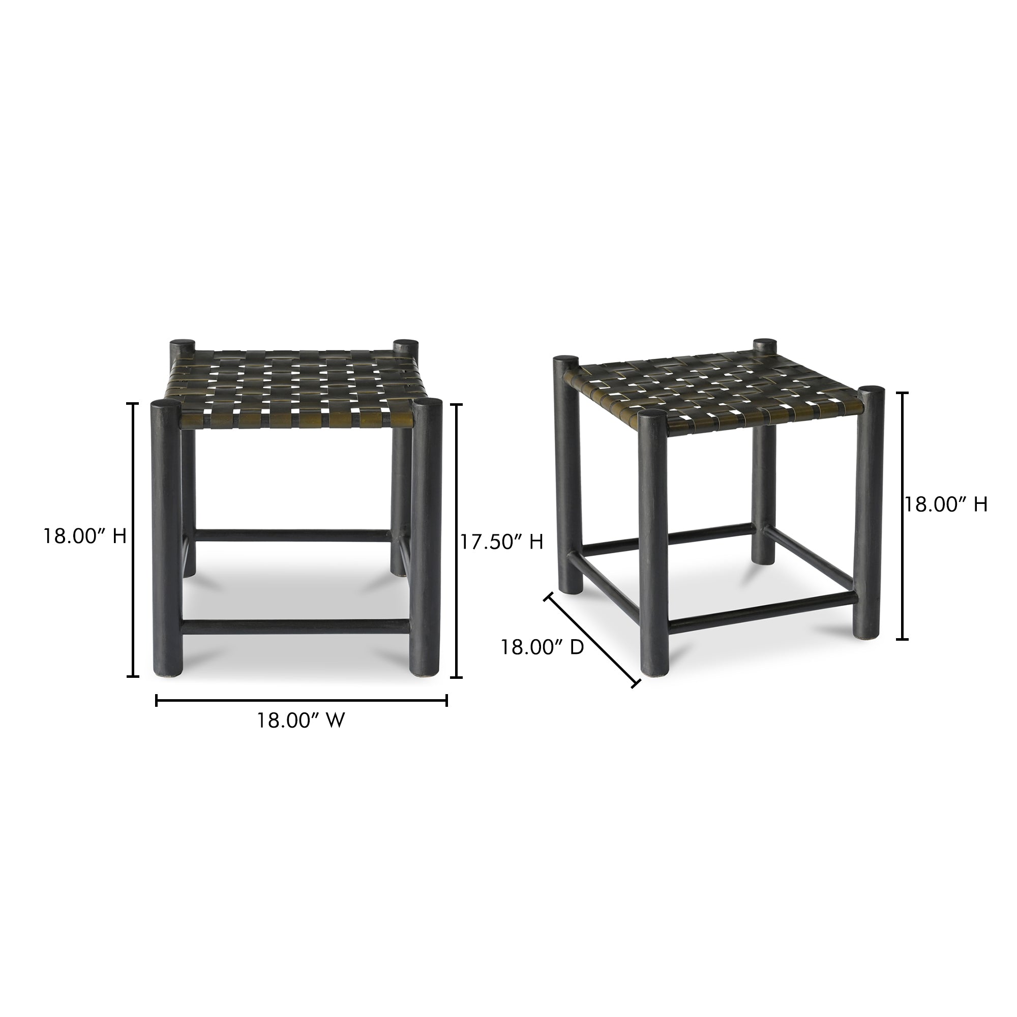 Moes Selby Stool Olive DR-1330-27
