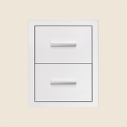 Summerset 17" Double Drawer w/ Masonry Frame, DR2-17M