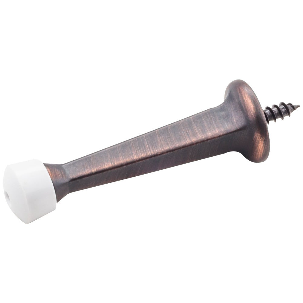 Hardware Resources Solid Door Stop with Fixed Screw Attachment
