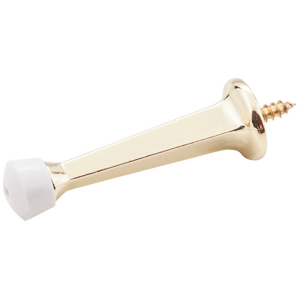 Hardware Resources Solid Door Stop with Fixed Screw Attachment