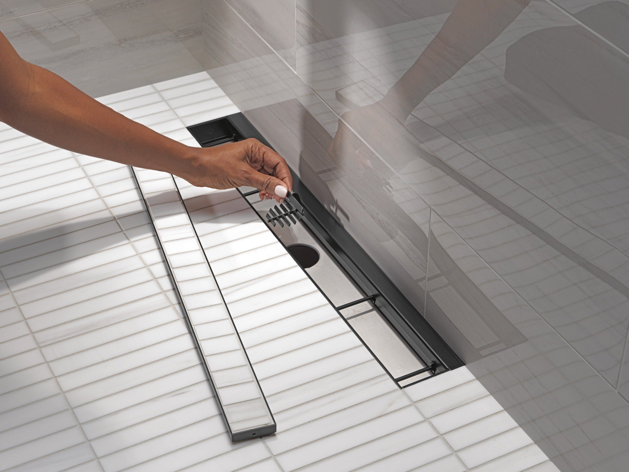 Delta Other 24" Linear Shower Drain Wall Edge