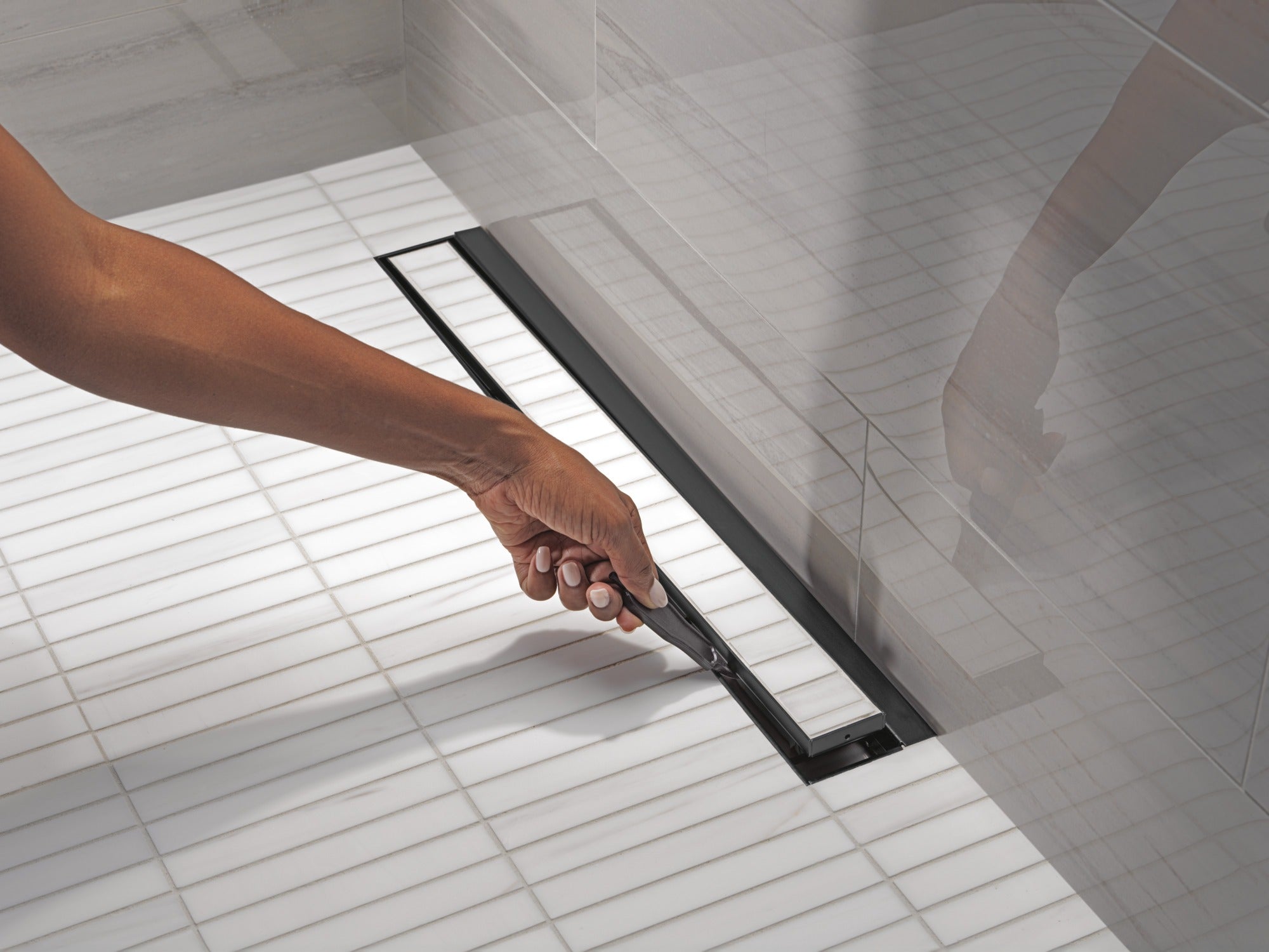 Delta Other 24" Linear Shower Drain Wall Edge