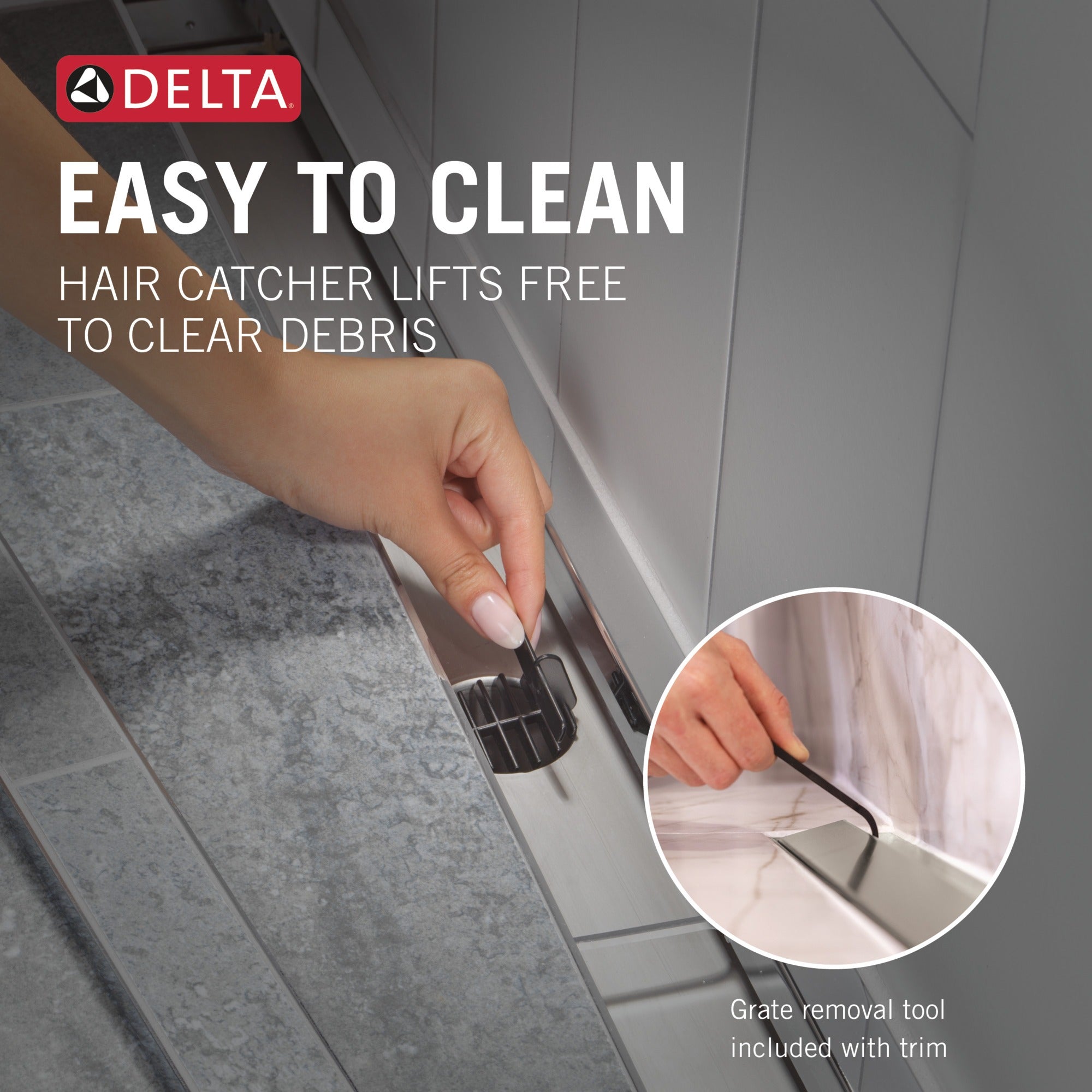 Delta Other 24" Reversible Linear Shower Drain Trim
