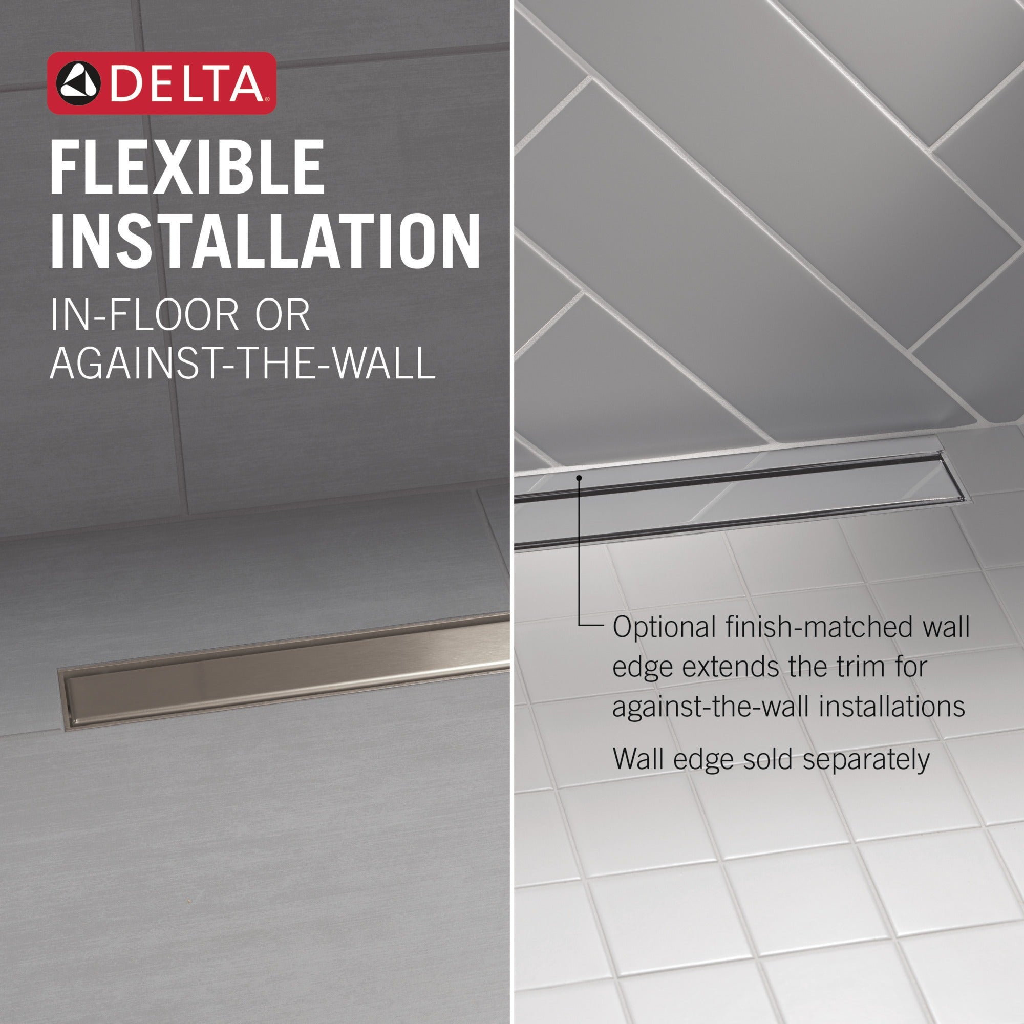 Delta Other 24" Reversible Linear Shower Drain Trim