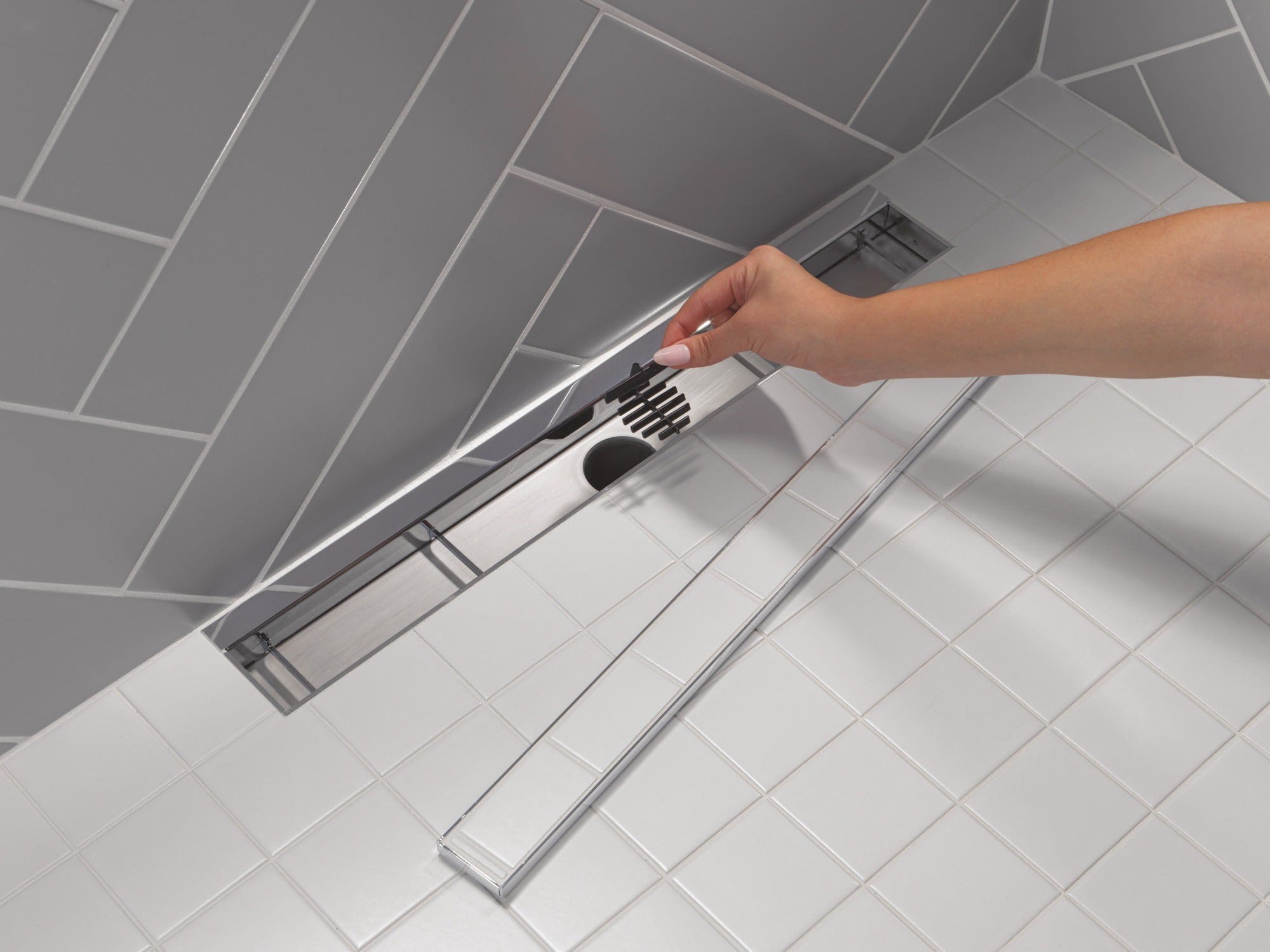 Delta Other 24" Linear Shower Drain Wall Edge