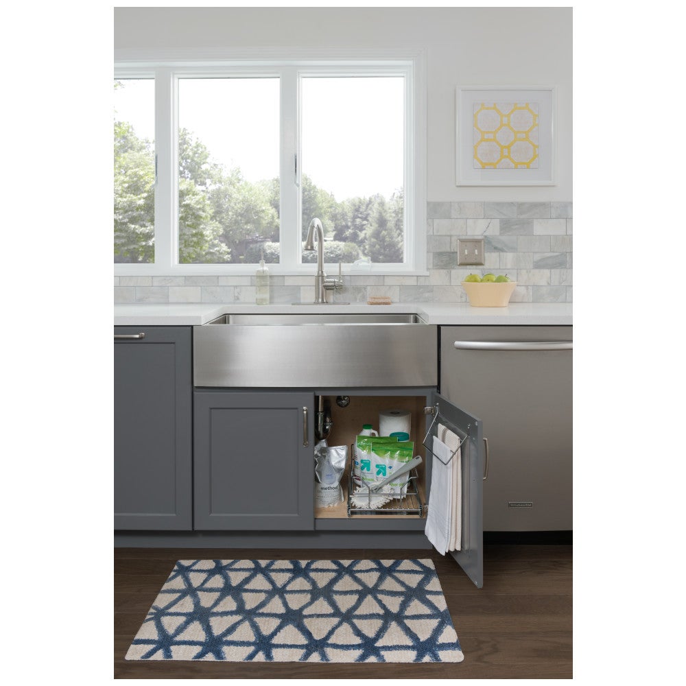 Hardware Resources Door Mount 3-Tier Dishcloth Rack