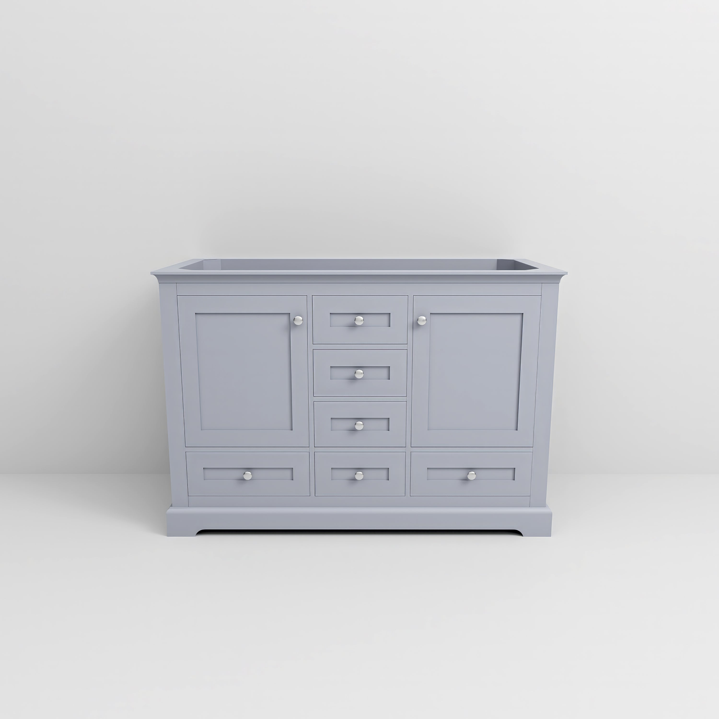 Dukes 48 in. W x 22 in. D Dark Grey Double Bath Vanity