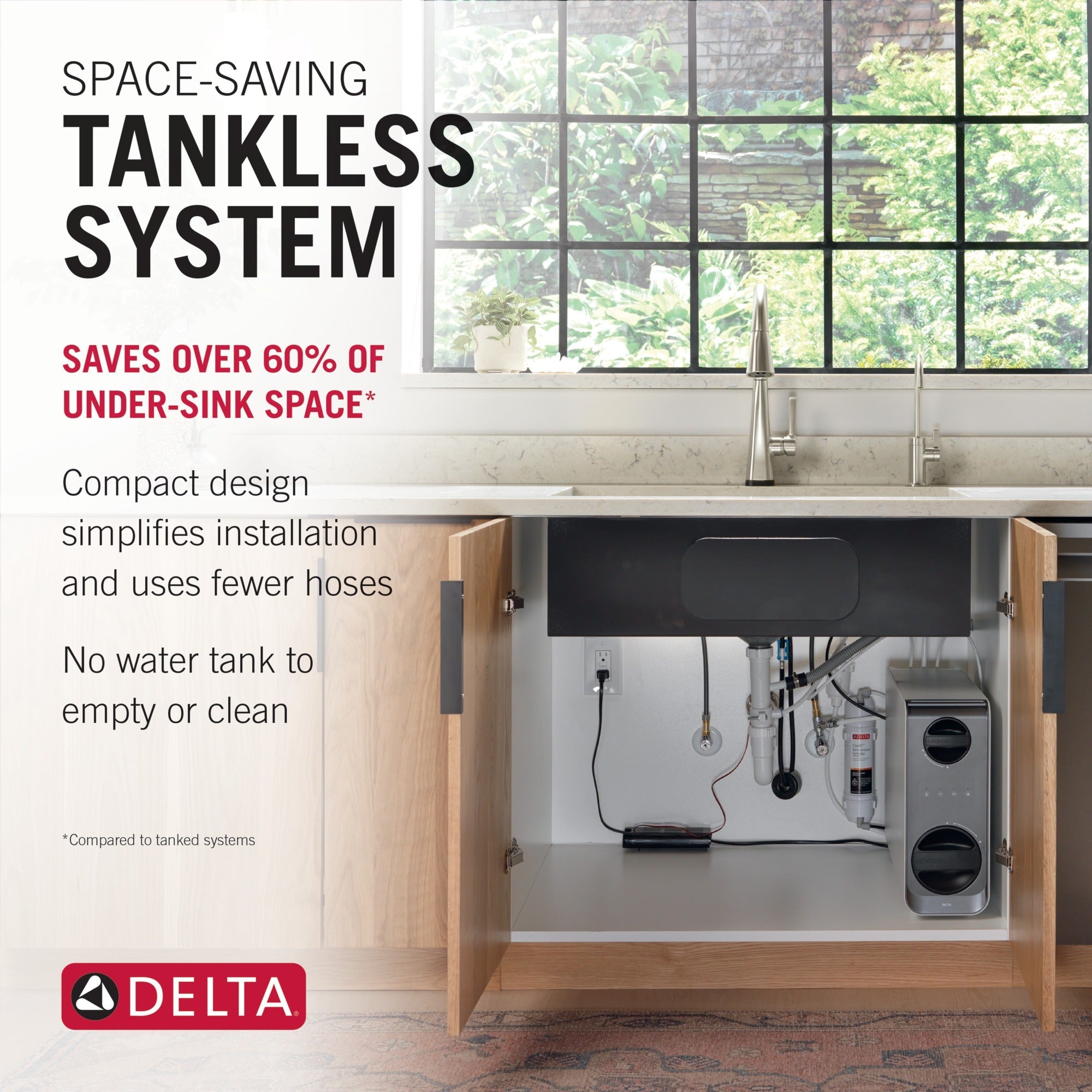 Delta Clarifi™ Tankless Under Sink 6-Stage Reverse Osmosis System