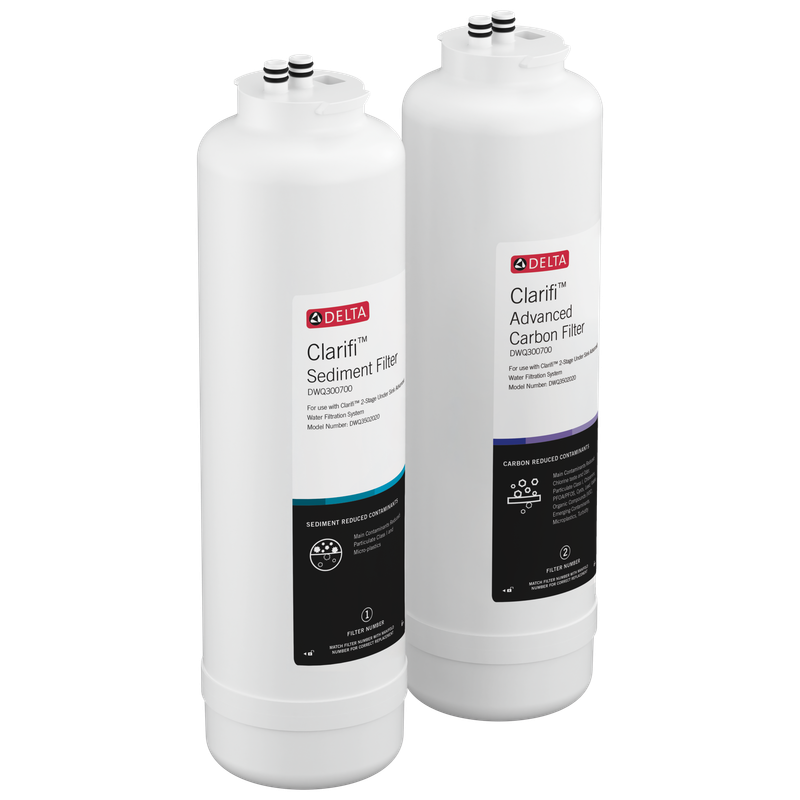 Delta Clarifi™ Sediment & Advanced Carbon Filter Replacement Pack