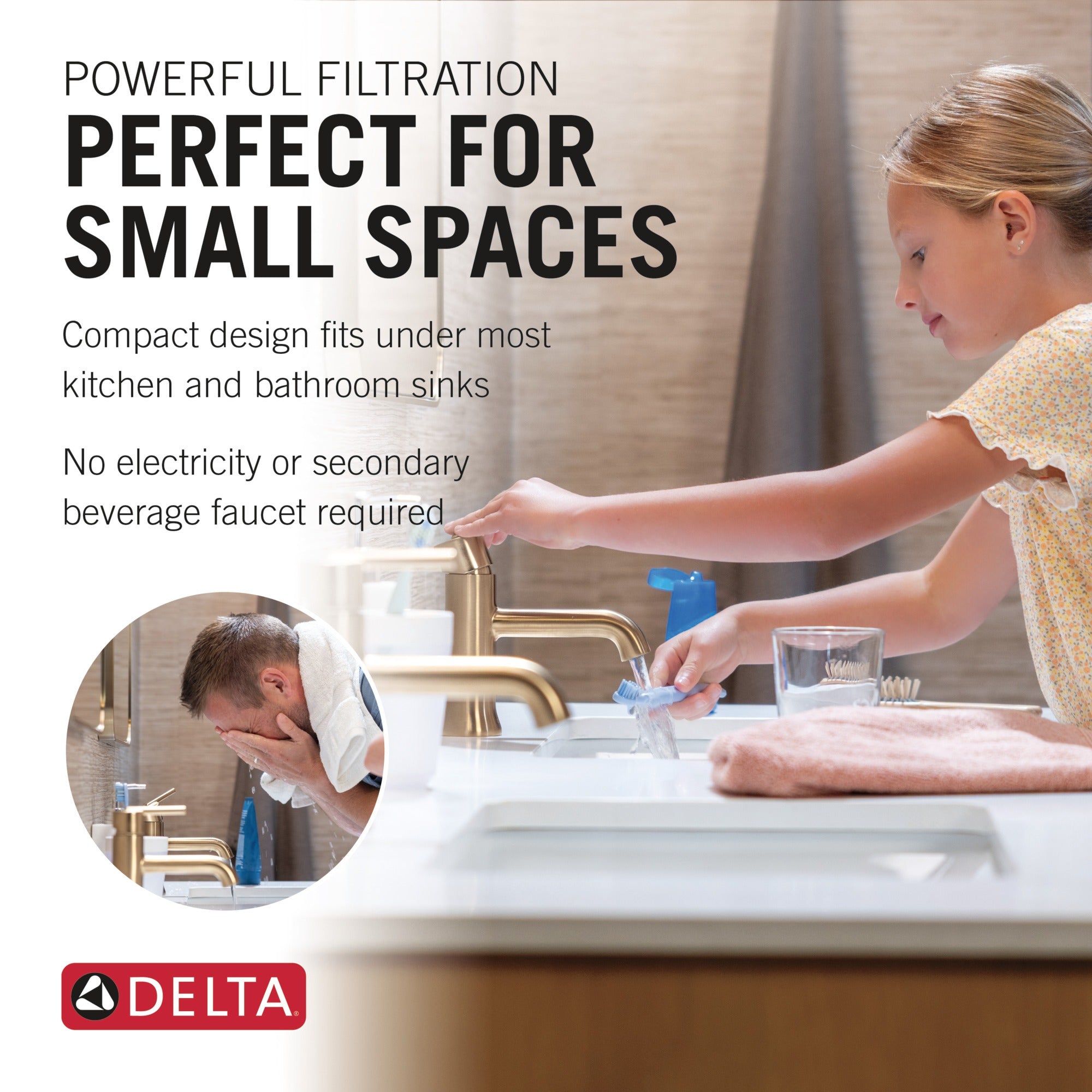 Delta Clarifi™ High Flow High Capacity Under Sink Water Filtration System
