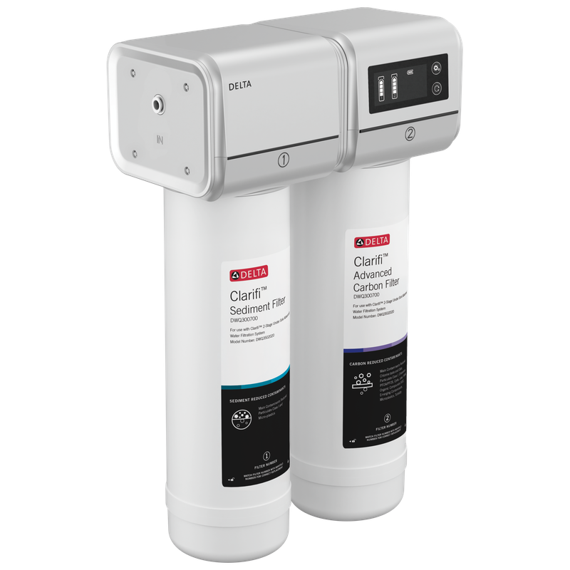 Delta Clarifi™ 2-Stage Under Sink Advanced Water Filtration System