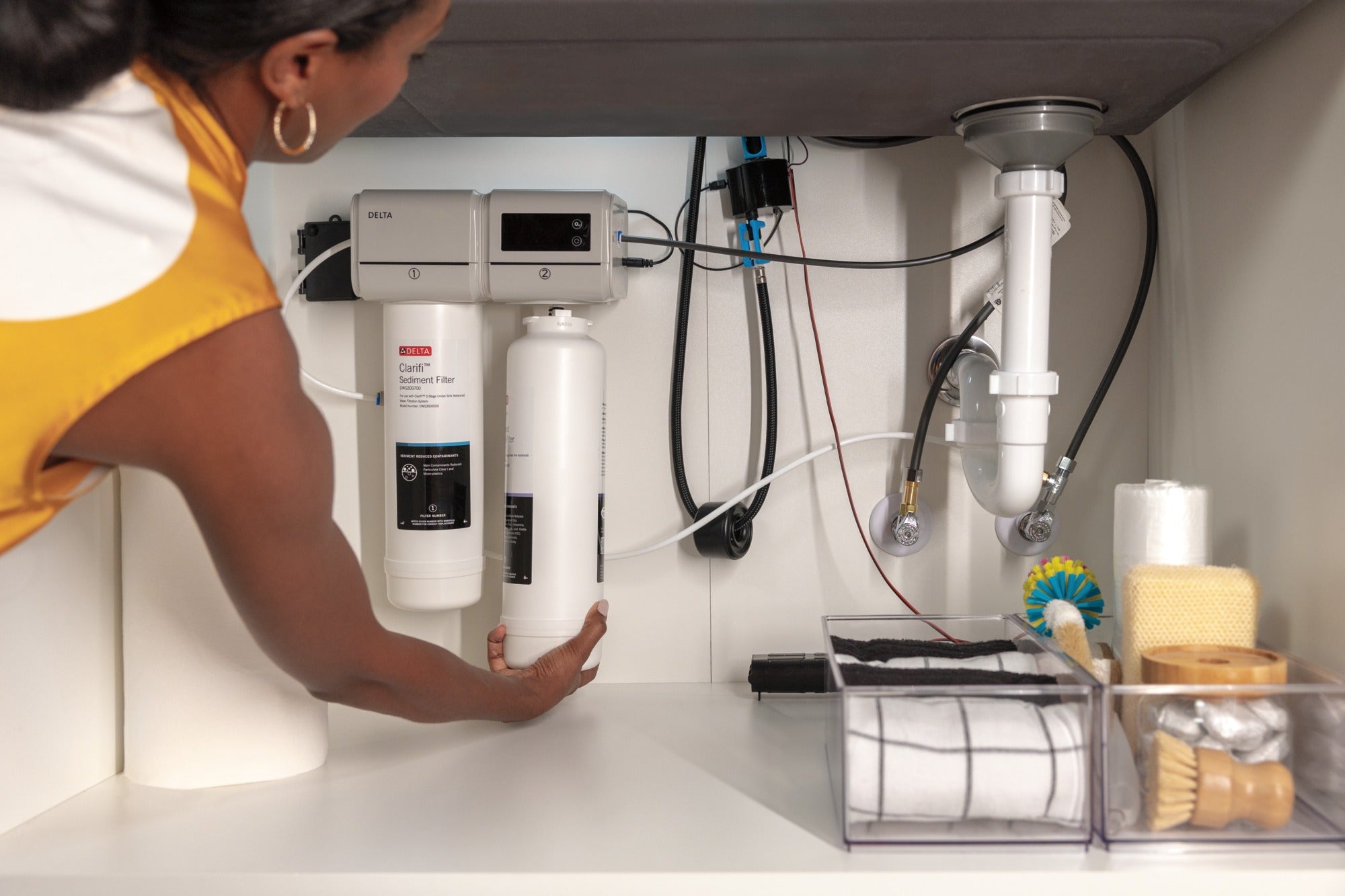 Delta Clarifi™ 2-Stage Under Sink Advanced Water Filtration System