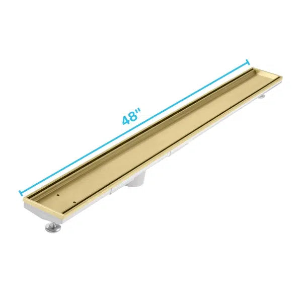 Mist (Tile-In) Adjustable Delmar Linear Drain 2" outlet