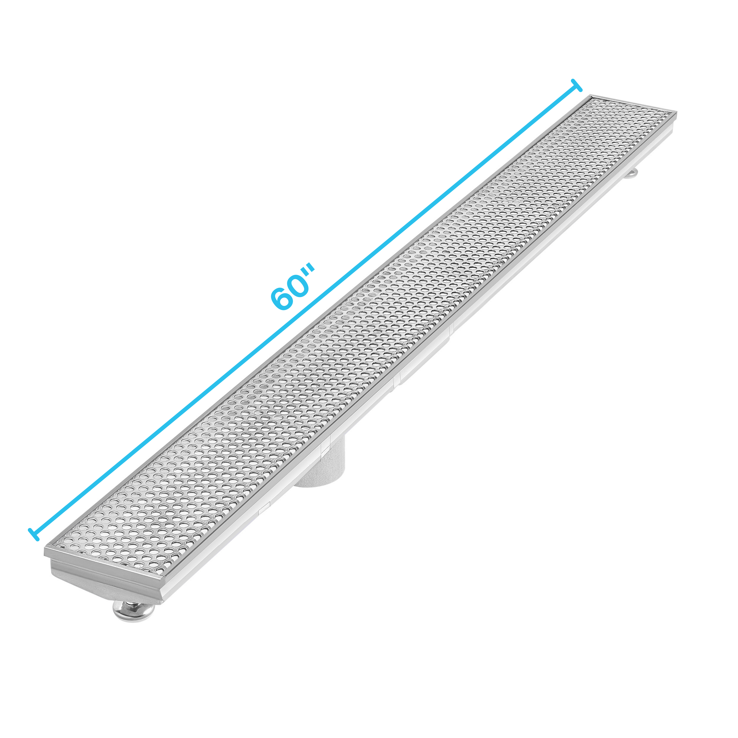 Perforated Adjustable Kit Delmar Linear Drain 2" outlet