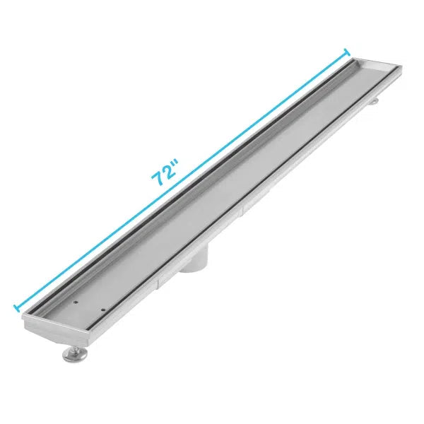 Mist (Tile-In) Adjustable Delmar Linear Drain 2" outlet