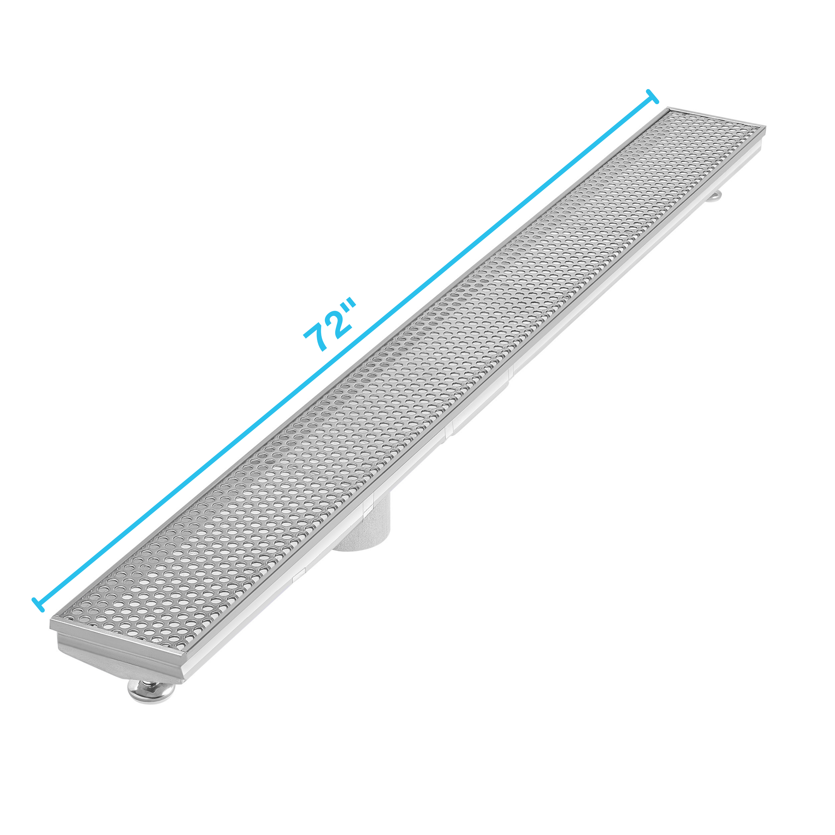 Perforated Adjustable Kit Delmar Linear Drain 2" outlet