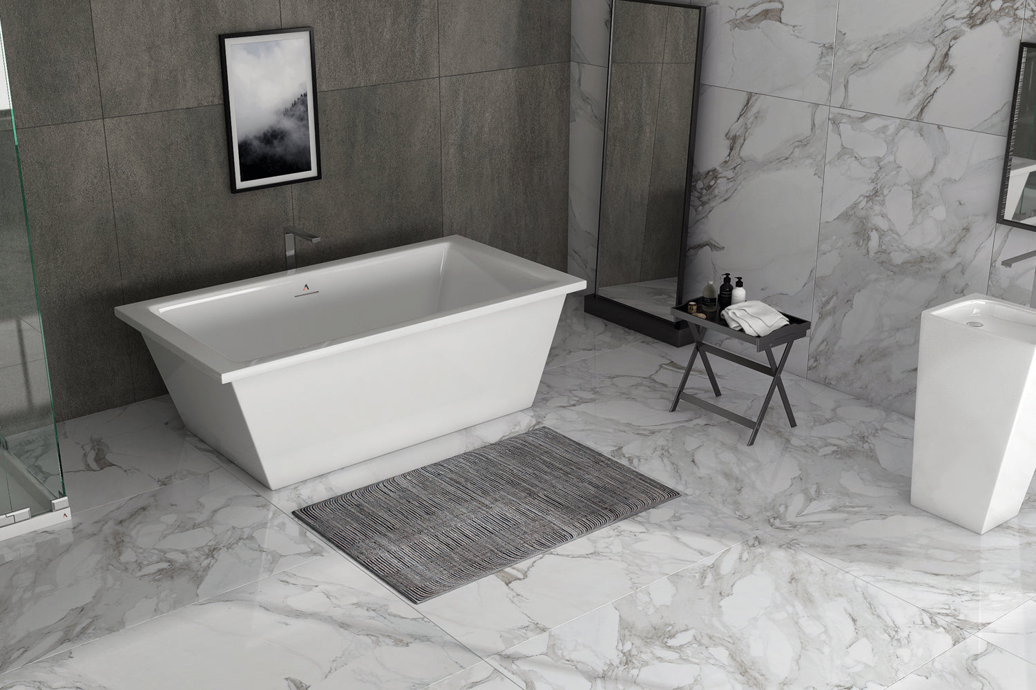 Americh Destin 6636 - Tub Only Freestanding Bathtub DN6636T-WH