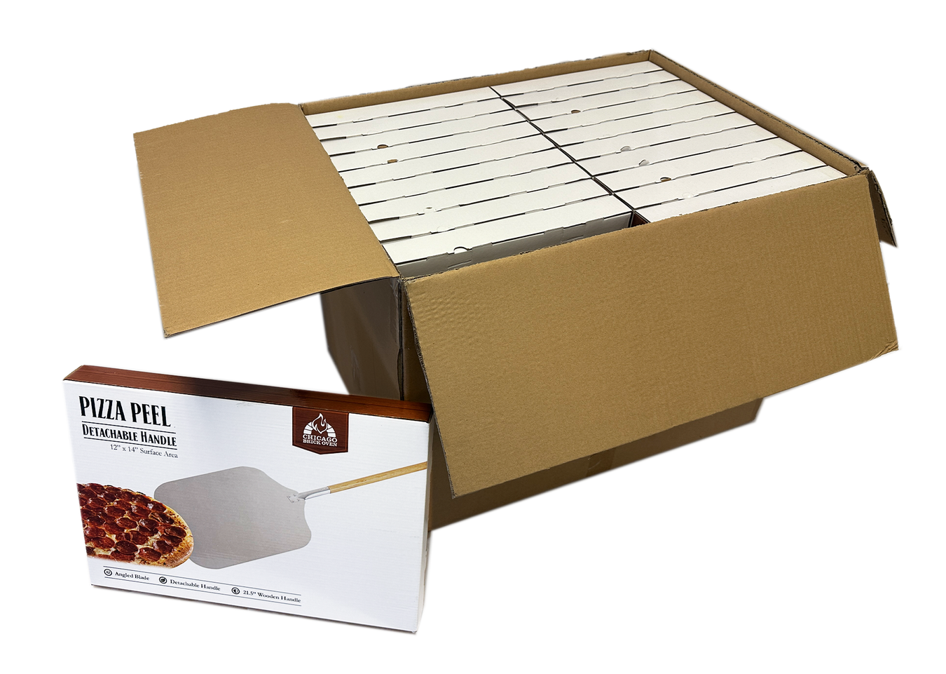 Master Pack (20) - Pizza Peel | Detachable Wood Handle