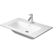 ME by Starck 32 5/8'' Rectangular Wall Mounted Sink in Satin Matte White with Overflow