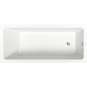 Duravit No.1 60'' x 32'' Rectangular Drop In Bathtub in White Acrylic with Reversible Drain, Drain Sold Separately