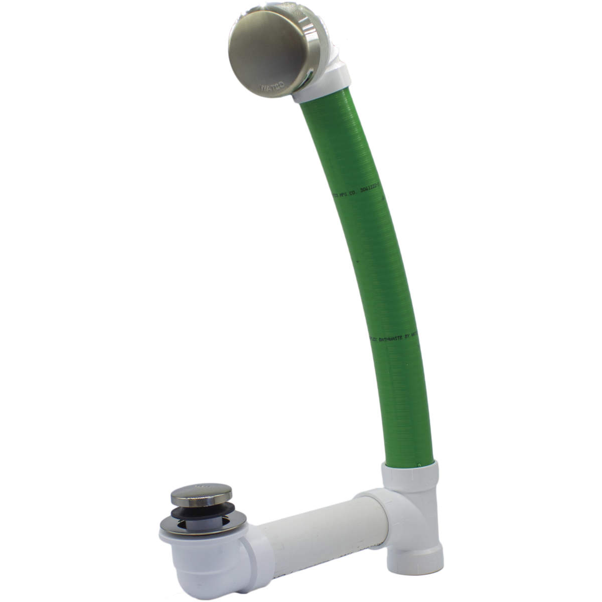 Duravit PVC Toe-Tap Bathtub Drain