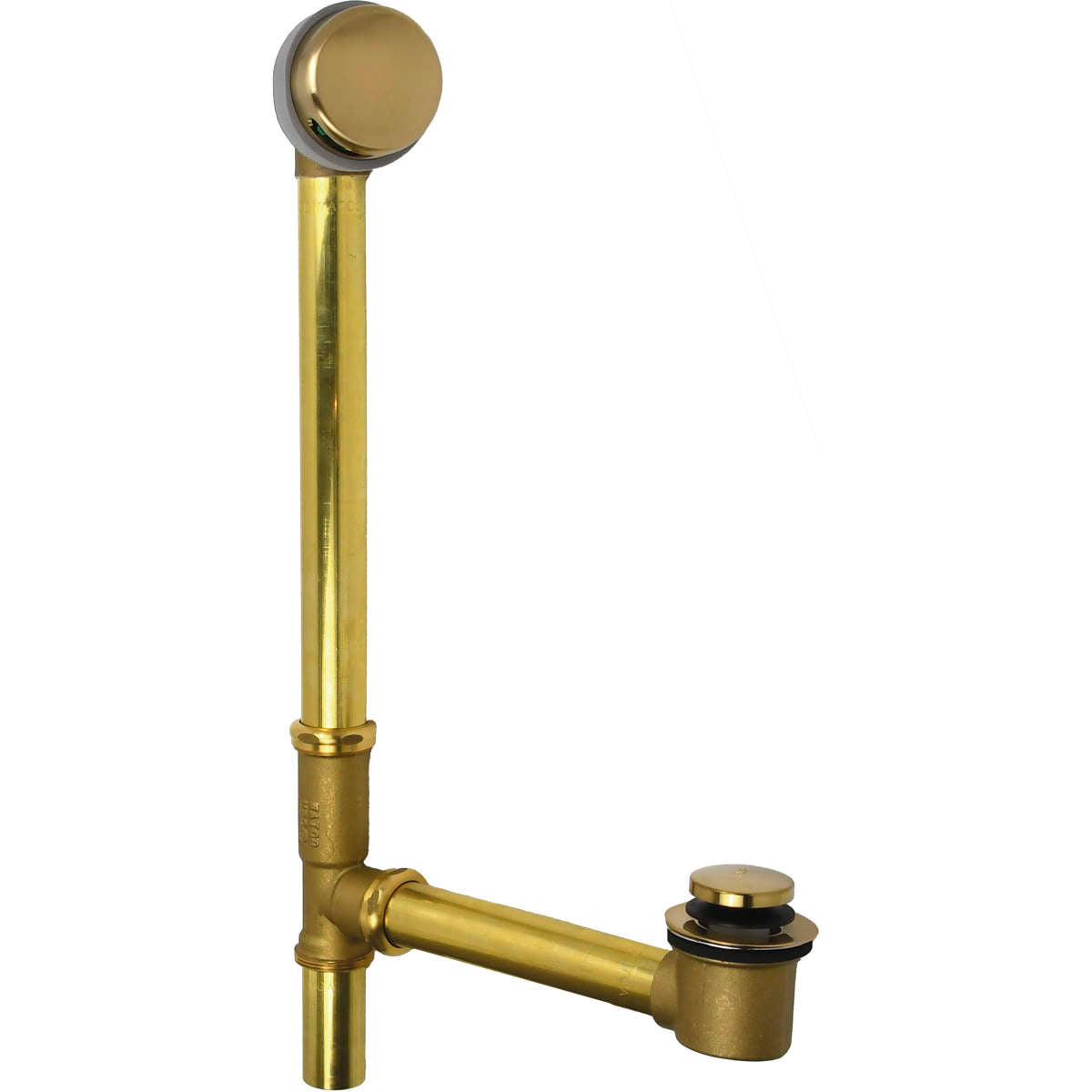 Duravit Brass Toe-Tap Bathtub Drain