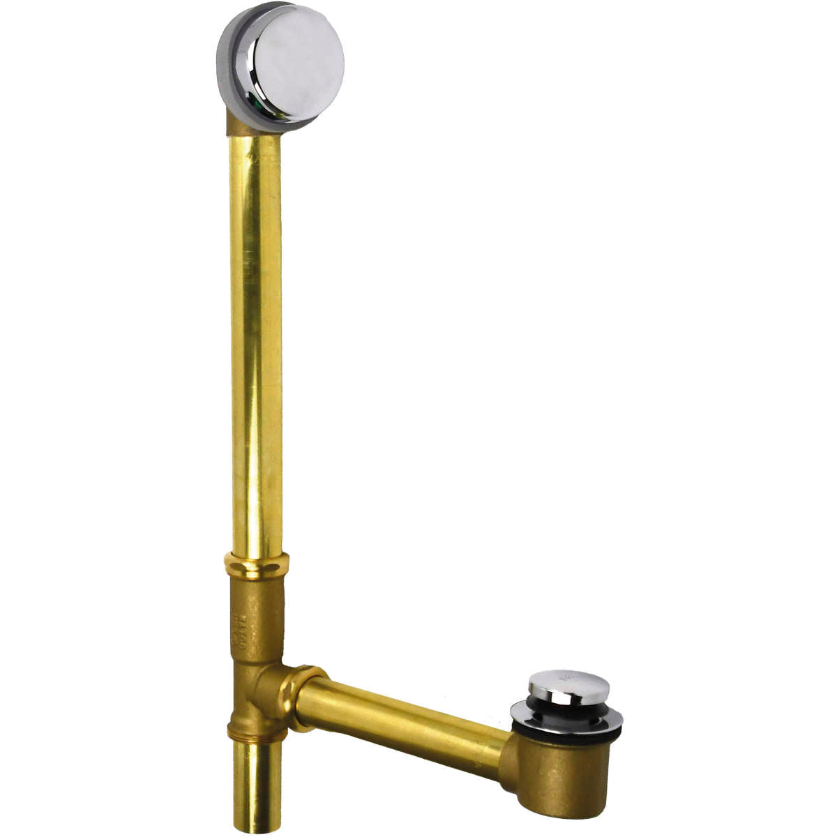 Duravit Brass Toe-Tap Bathtub Drain