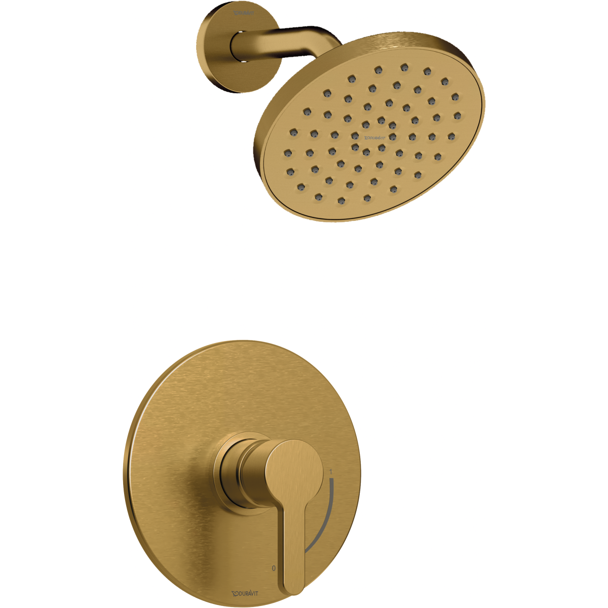 Duravit C.1 Single Function Shower Faucet Kit, Pressure BalanceValve Included