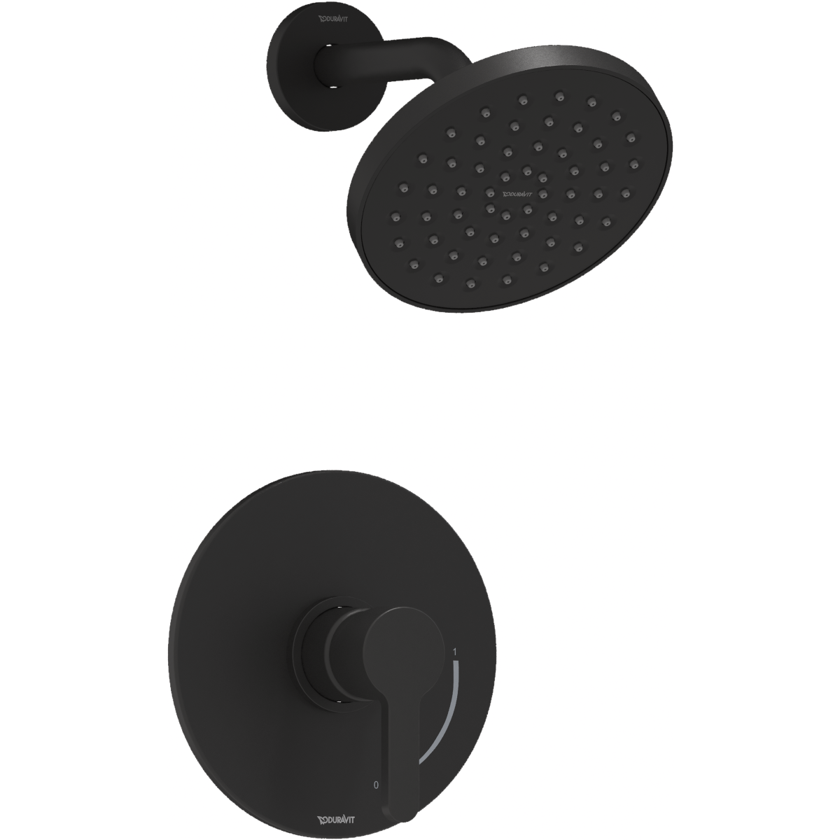 Duravit C.1 Single Function Shower Faucet Kit, Pressure BalanceValve Included