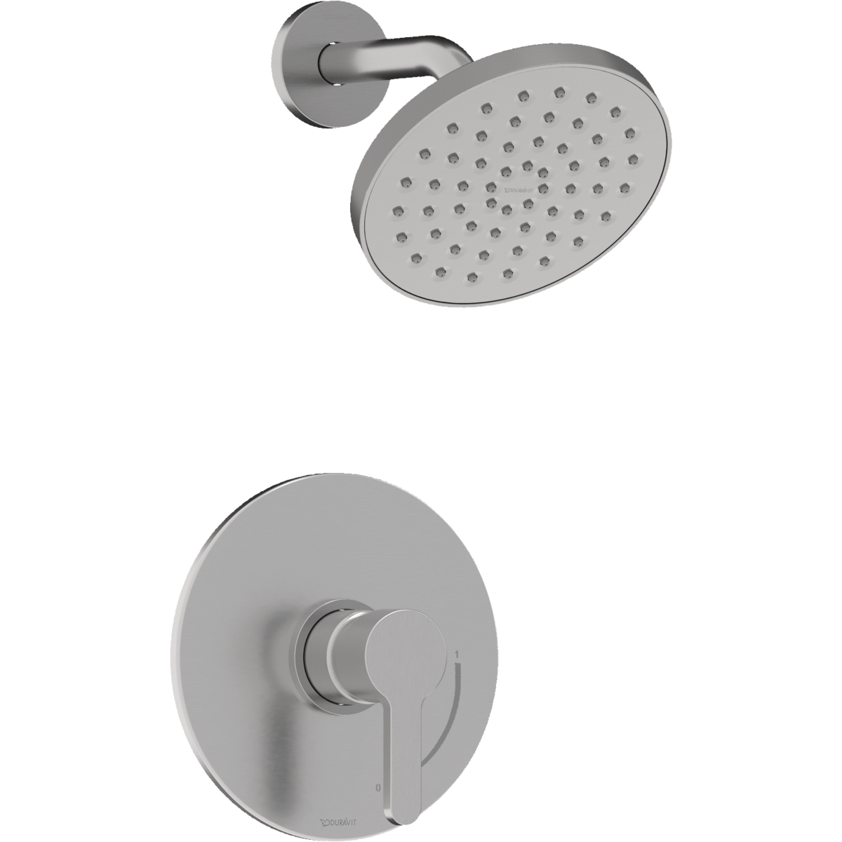 Duravit C.1 Single Function Shower Faucet Kit, Pressure BalanceValve Included