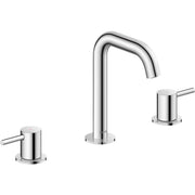 Duravit DuraCircle 7 1/2'' Two Handle Widespread Bathroom Sink Faucet, Drain Included