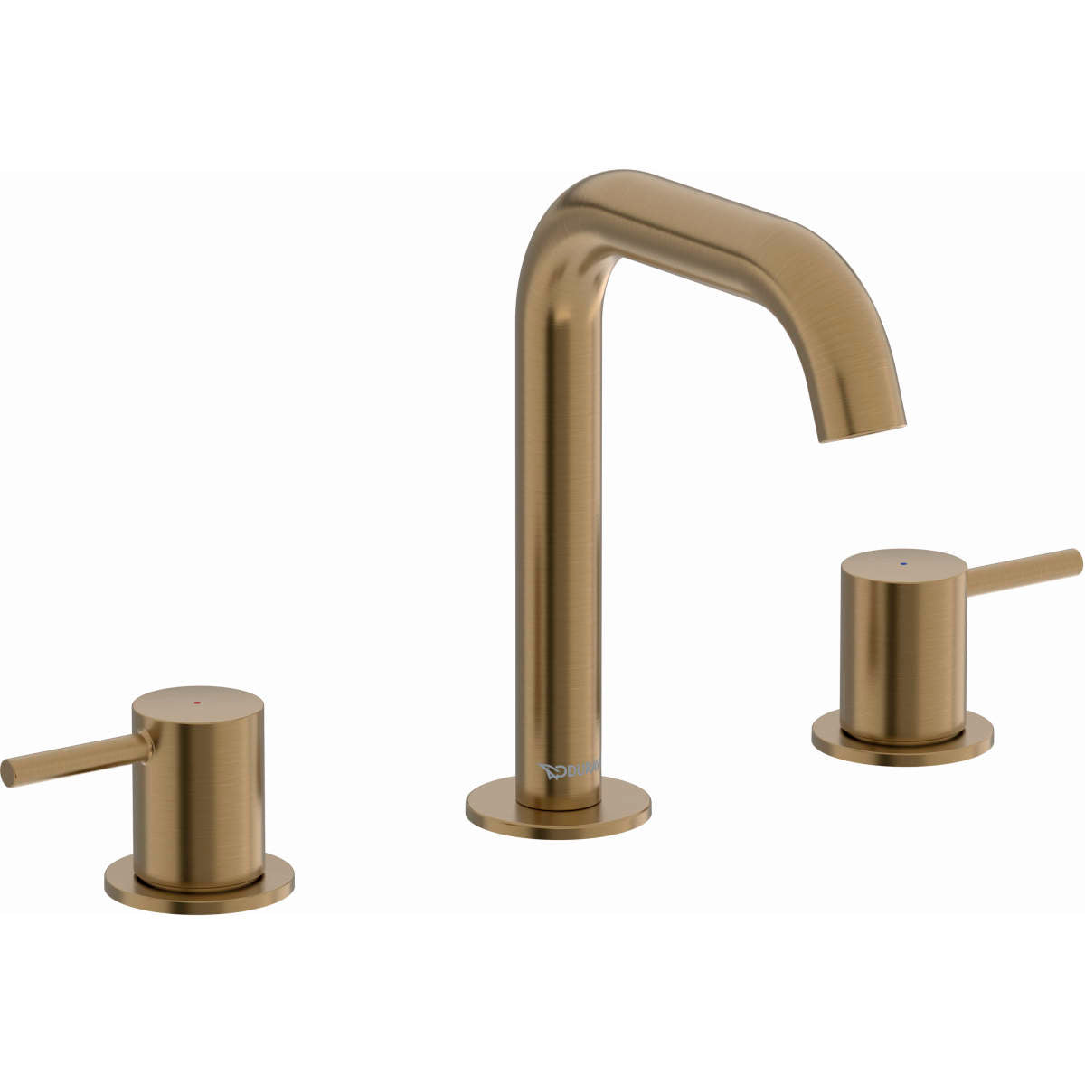 Duravit DuraCircle 7 1/2'' Two Handle Widespread Bathroom Sink Faucet, Drain Included