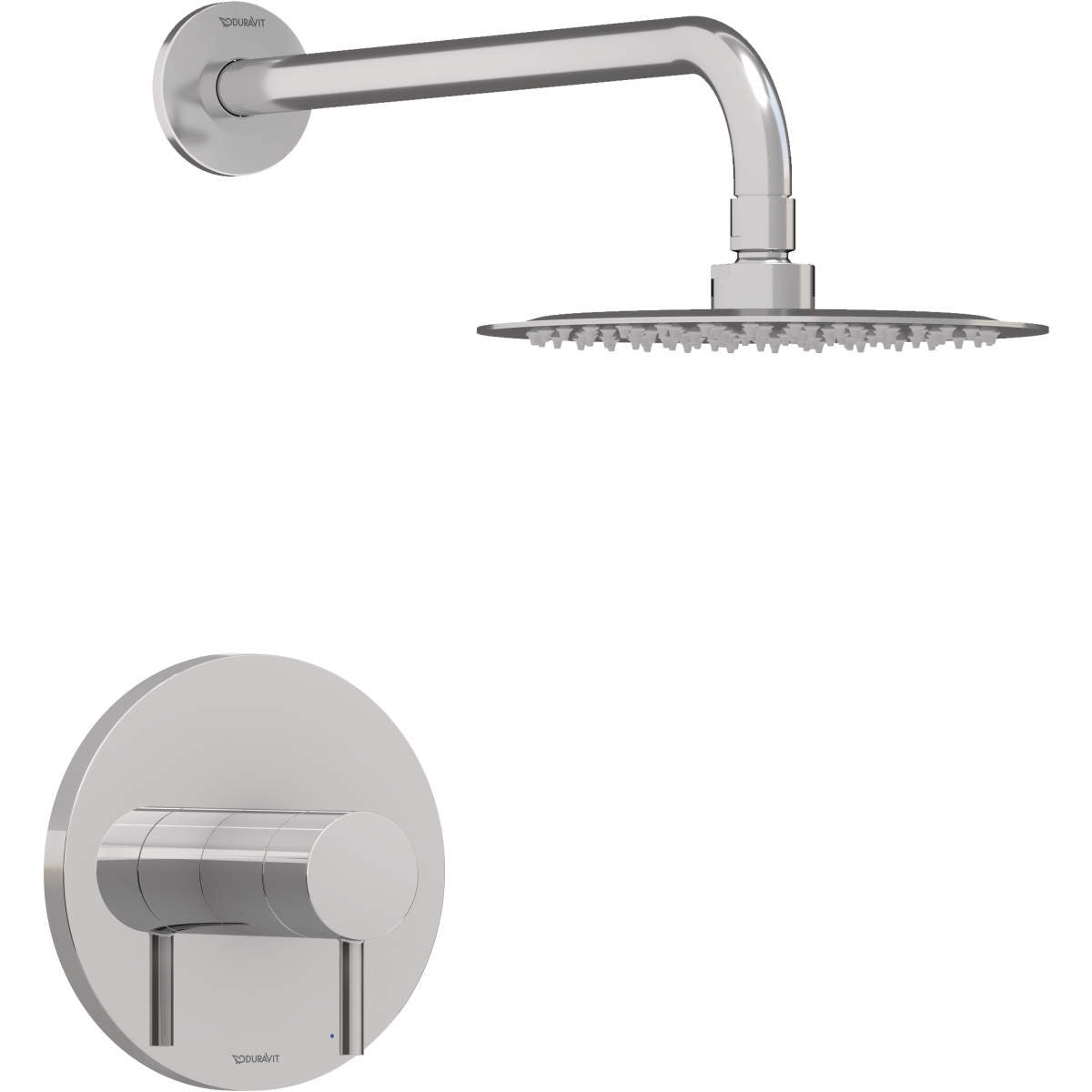 Duravit DuraCircle Single Function Shower Faucet Kit, Pressure BalanceValve Included