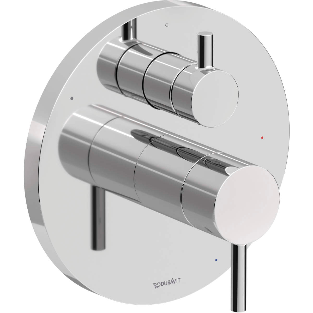 Duravit DuraCircle Pressure Balance Shower Trim with Diverter, Valve Sold Separately