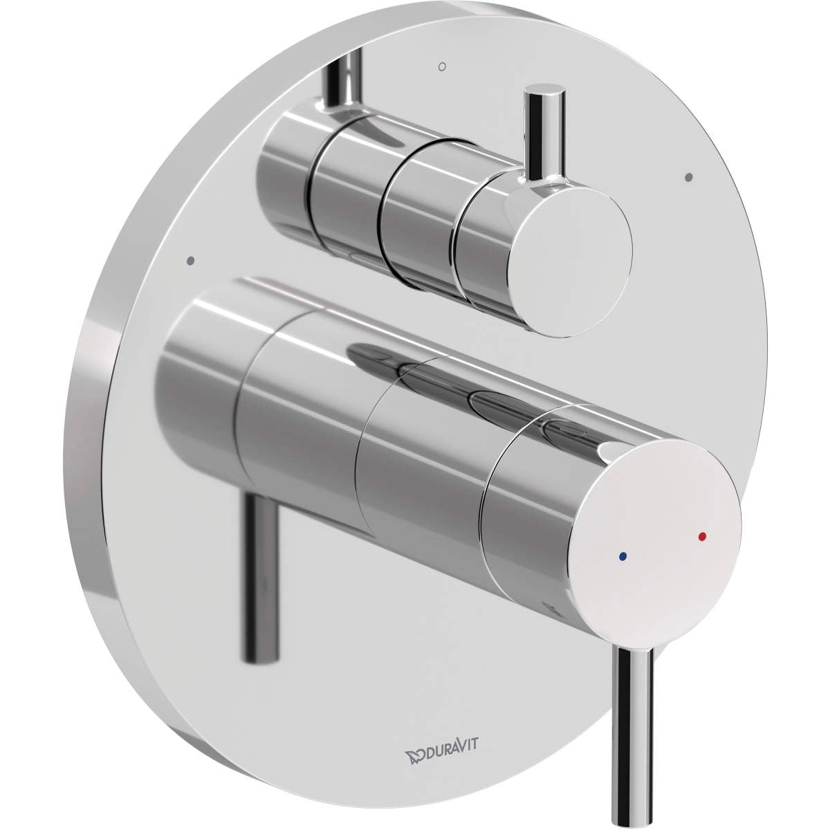 Duravit DuraCircle Thermostatic Shower Trim with Diverter, Valve Sold Separately