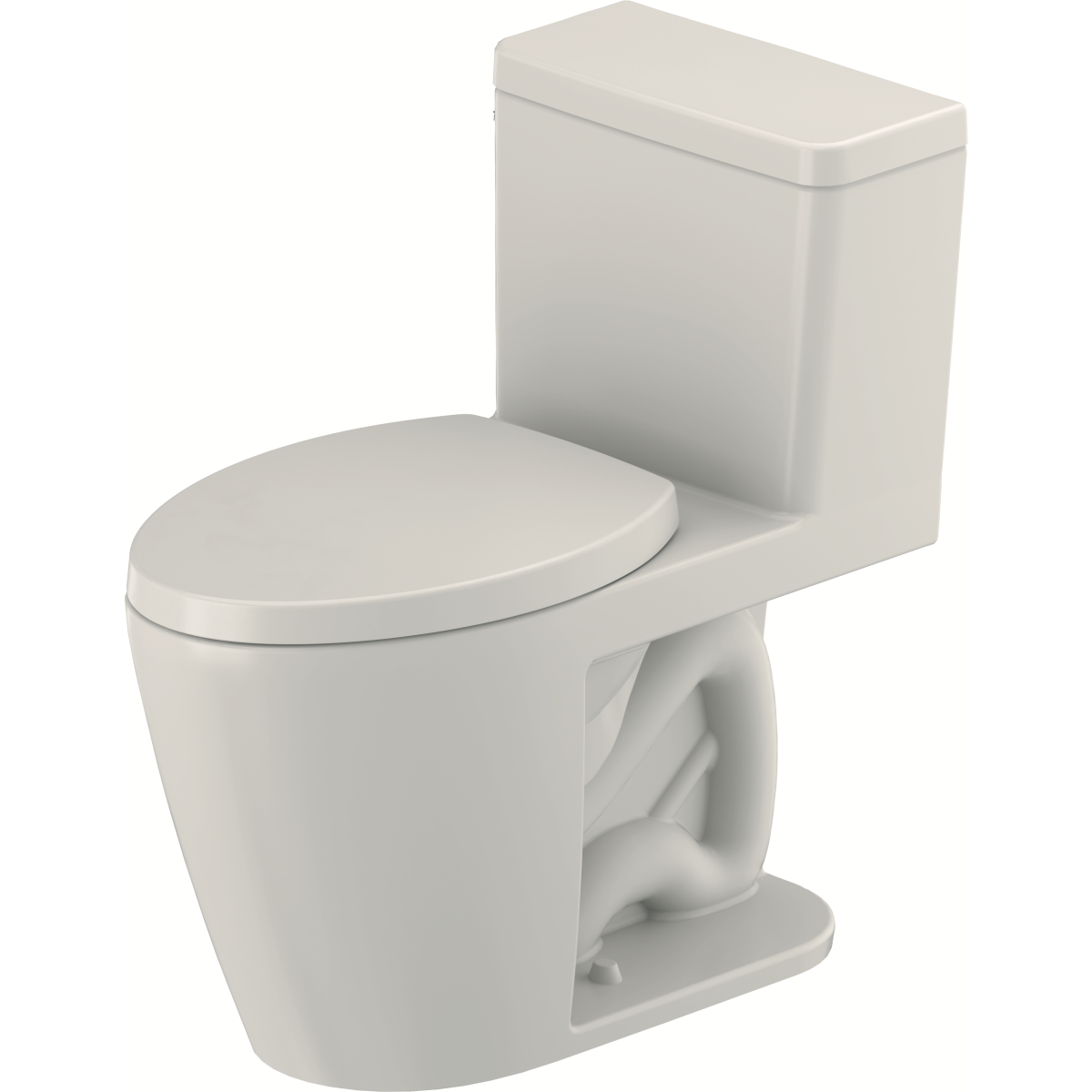 Duravit D-Neo PRO Series 1.28 GPF Single Flush Rimless Elongated ADA Compliant One Piece Toilet in White with DuraShield, Seat Included