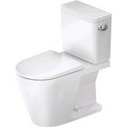 Duravit D-Neo 1.28 GPF Single Flush Rimless Elongated ADA Compliant Two Piece Toilet in White,Seat Included