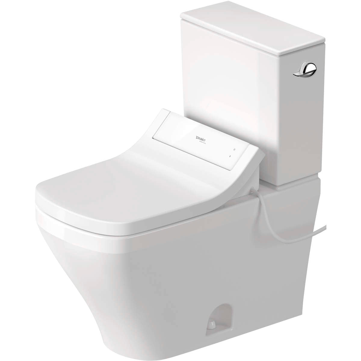 Duravit DuraStyle 1.28 GPF Single Flush Two Piece Toilet in White,Seat Included