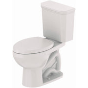 Duravit No.1 PRO Series 1.28 GPF Single Flush Rimless Elongated ADA Compliant Transitional Two Piece Toilet in White,Seat Included