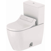Duravit ME by Starck 1.32/0.92 GPF Dual Flush Two Piece Toilet in White, Top Push Button Flush - Seat Included