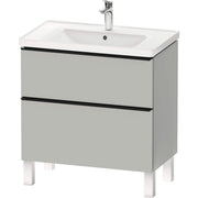 Duravit D-Neo 31 1/2'' Wall Mount Two Drawer Single Vanity, Including Cabinet and Single Hole Sink