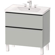 Duravit D-Neo 31 1/2'' Wall Mount Two Drawer Single Vanity, Including Cabinet and Widespread Sink