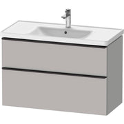 Duravit D-Neo 39 5/8'' Wall Mount Two Drawer Single Vanity, Including Cabinet and Single Hole Sink